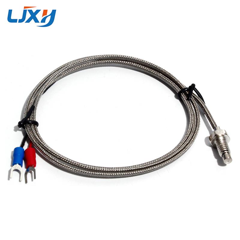 LJXH Relay/SSR Output REX-C100 PID Thermostat Temperature Controller 100-240VAC with 1m M6 Thread Type K Thermocouple