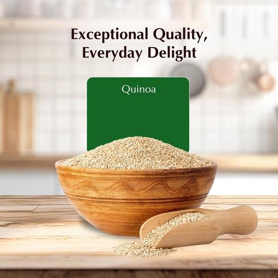 Vedaka Quinoa l Naturligt Glutenfri | Naturlig Källa till Kostfiber | 1 kg