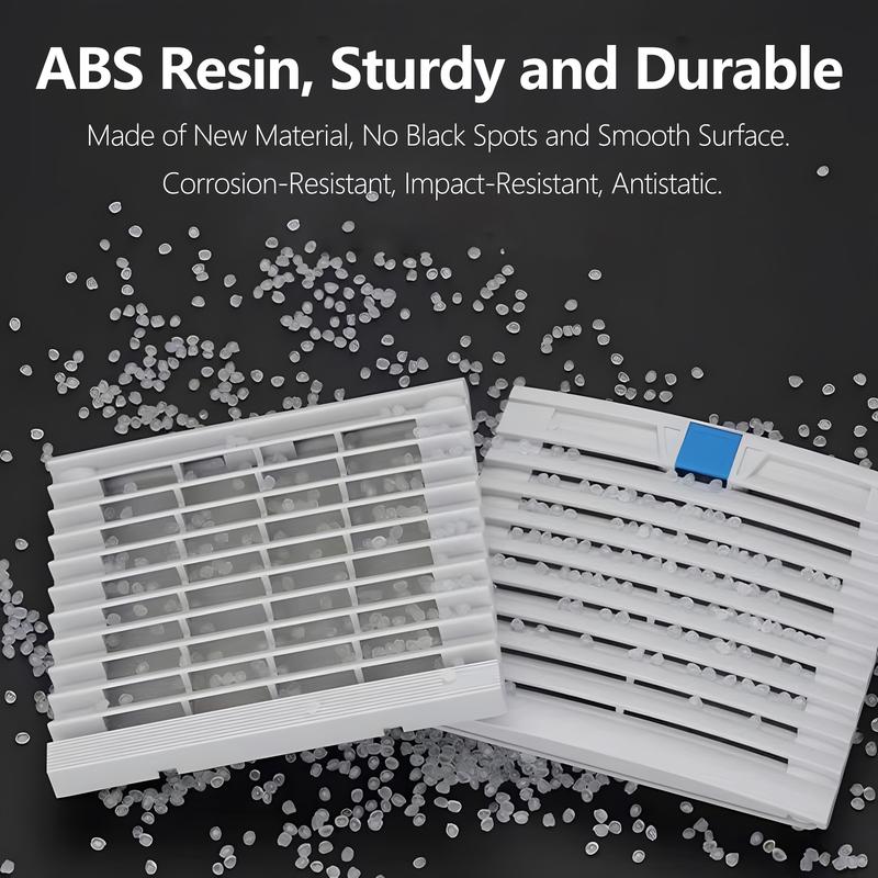 Electrical Cabinet Fan Filter Louver Grille ZL801/802/803/804/805/806, Dustproof Ventilation & Heat Dissipation Axial Fan Cover