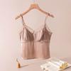 Pure Lace Sling Vest with Fixed Cup Backless Cross Sling Vest