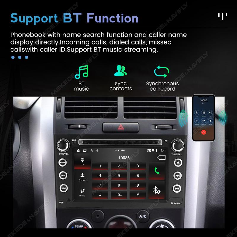 7inch Car Radio For Suzuki Grand Vitara 2005-2012 2013 2015 Multimedia GPS Navigation Stereo Player CarPlay Android Auto WIFI