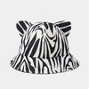 Cow/ Leopard Print Bucket Hat Cat's Ears Basin Hats New Panama Fishing Cap  Outdoor