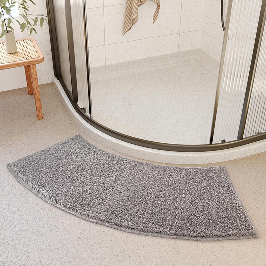 Curved Bath Mat - Soft And Stylish Bathroom Rug