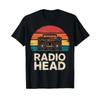 Radio Head Enthusiasts Boombox Lovers Vintage Music Vibes T Shirt Vintage Washed Slightly Soft Fashion Breathable