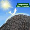 Sunshade Net 75% Uv Protection Durable Thicker High Density Eco-Friendly Material Available For Travel Picnics And Pools