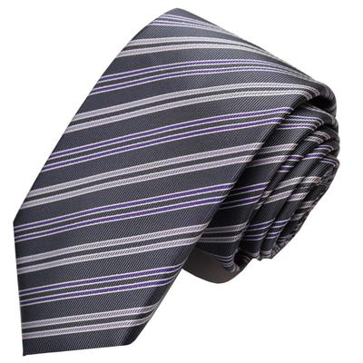 [Michiko London] Wrinkle-resistant Bonded Fabric with Lining for Added Volume. Made In Japan. KOSHINO Brand Tie. Striped Pattern. 100% Silk. Unisex.