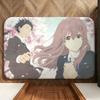 Anime A-A S-Silent V-Voice Floor Mat Soft Flannel Floor Mat  Suitable for Entryways, Living Rooms, Bedrooms, and Bathrooms