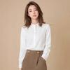 Women's Chinese Retro Embroidered Stand-Up Collar Long-Sleeve Shirt