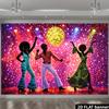 2D Planar Disco Theme Party Banner BackingDJH