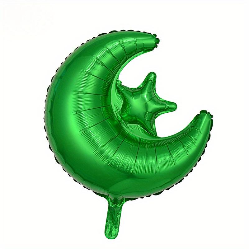 4pcs 22 inch Star Moon Integrated  Party Balloon,Designed for Ramadan Decoration,Decorated with Connected Star Moon Balloons