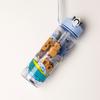 1 Piece Cartoon Capibala Cup With Straws Leakproof Water Bottle 400/750Ml Kids Water Sippy Cup Children'S Plastic Water Cup
