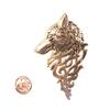 1Pc Vintage Wolf Knight Brooch Jewelry Unisex Collar Pin Buckle Collection