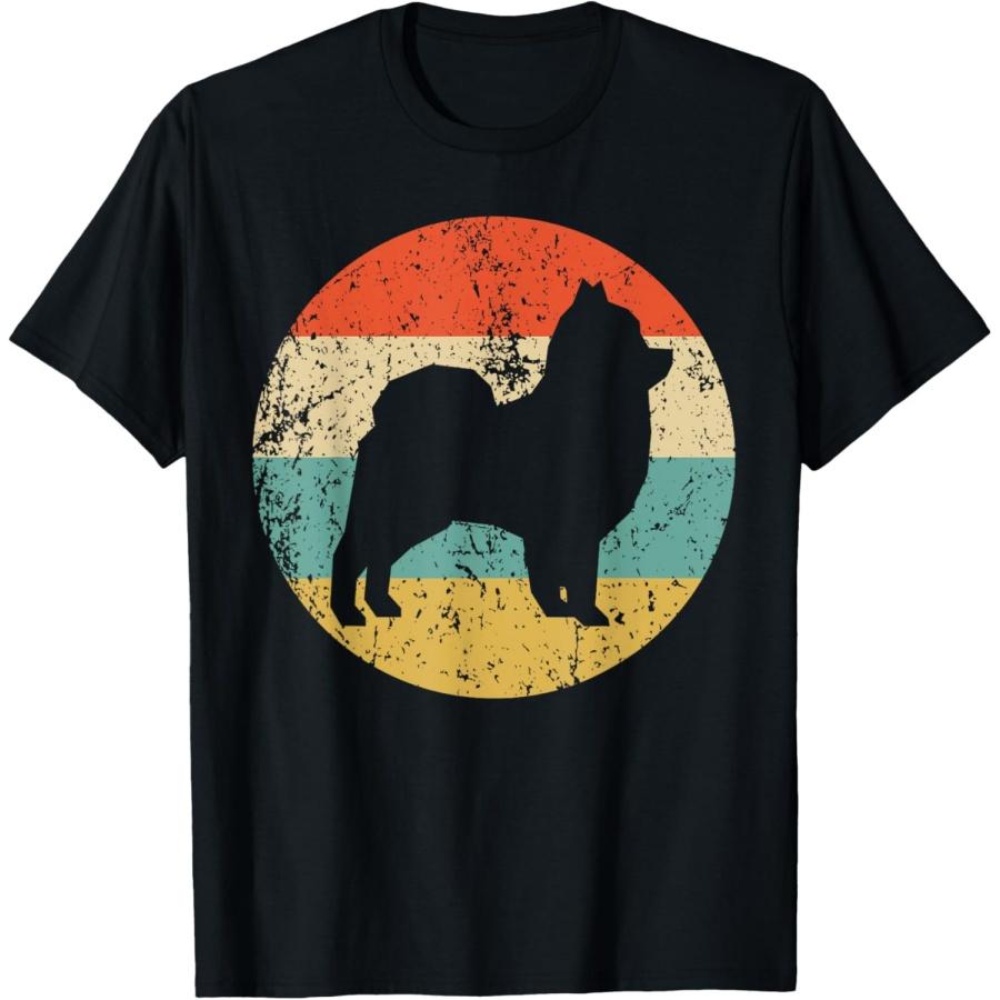 

Pomeranian Retro Style Dog T-Shirt XXXXXL чорний