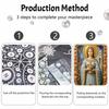 DIY 3D Pearl Diamond Painting Art Set Saint Virgin Mary Religious Home Decor Art Set Wall Art