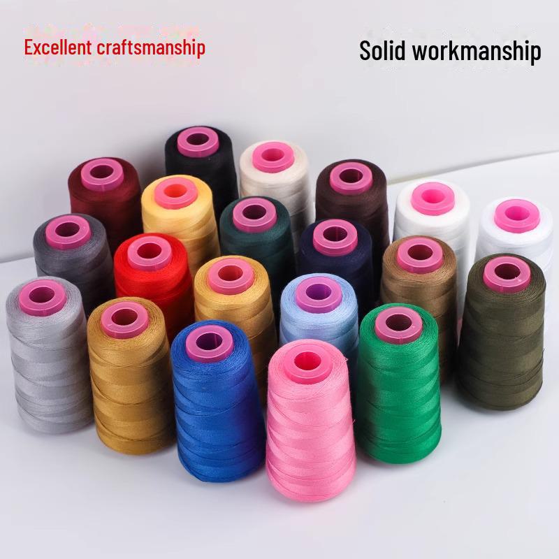 Nić poliestrowa 203-kolorowa do szycia: Dżins, Kapelusze, Wełna, Bawełna - Odpowiednie do szycia maszynowego i ręcznego