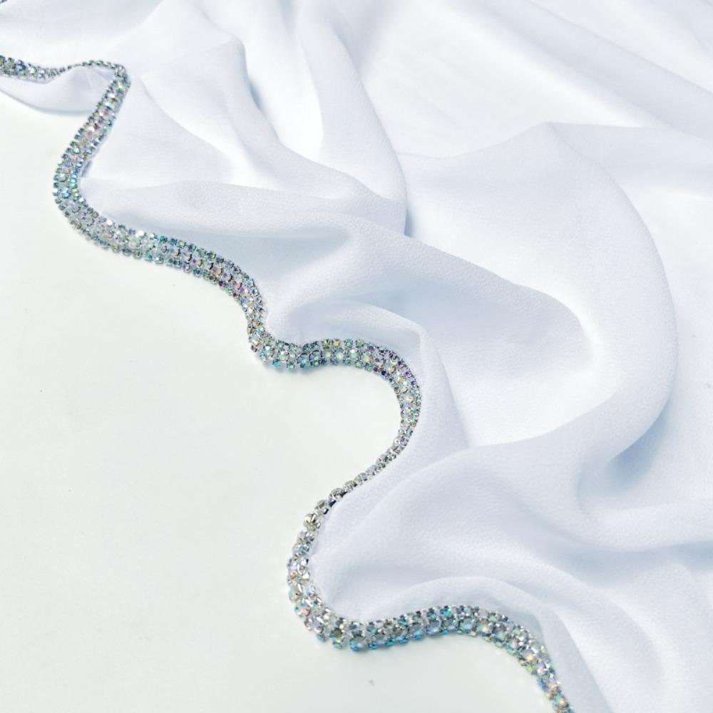 Glänzender Diamant Seite Malaiischer Hijab Einfarbig Damen Schal Neues Design Kopftuch für Frauen Mädchen