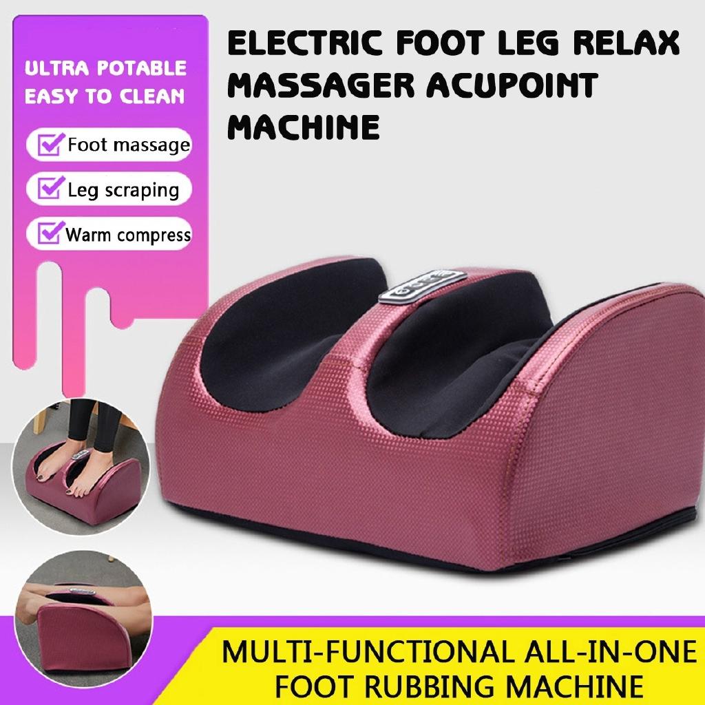 6-in-1 Electric Foot Massager Calf Leg Air Compression Massage Machine Foot Care Machine Heating Therapy EU/US/UK