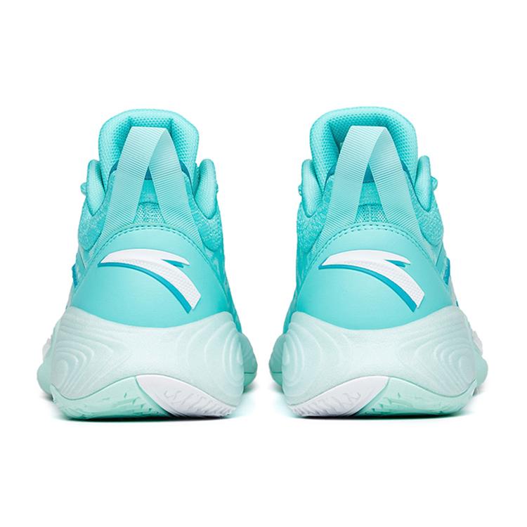 New Anta Feather Cushioned Slip Resistant Abrasion Resistant Low Top Performance Basketball Shoes Men's Green 112211602Q-8