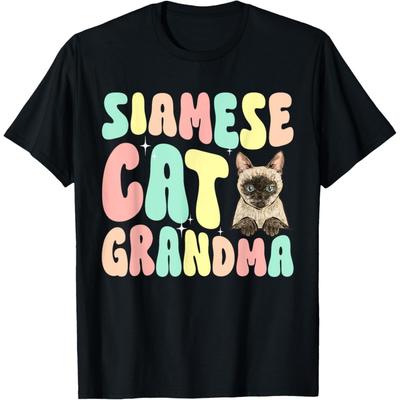 Siamese Cat Grandma Siamese Cat T-Shirt