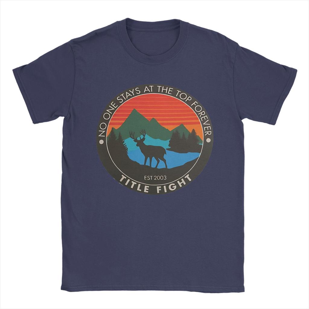 Title Fight Band 100% Baumwolle T-Shirt Für Mann Sommer Lustige T-Shirts Rundhals Hipster T-Shirts Übergroß Großhandel Oberteile