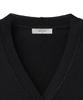 Noirer Lux Cotton Classic Cardigan (Black)