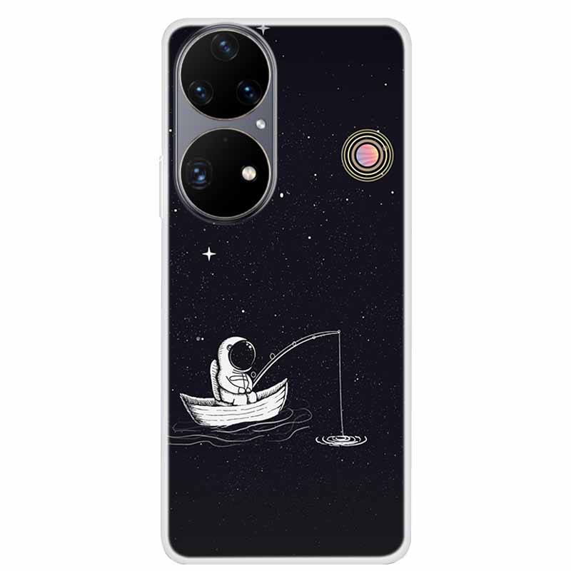 

Чехол для Huawei P50 Pro P50 P50E Прозрачный Модный Ударопрочный Чехол из ТПУ Силикона для Huawei P50 Pro Чехол P 50 Защитный P50Pro Huawei P50E