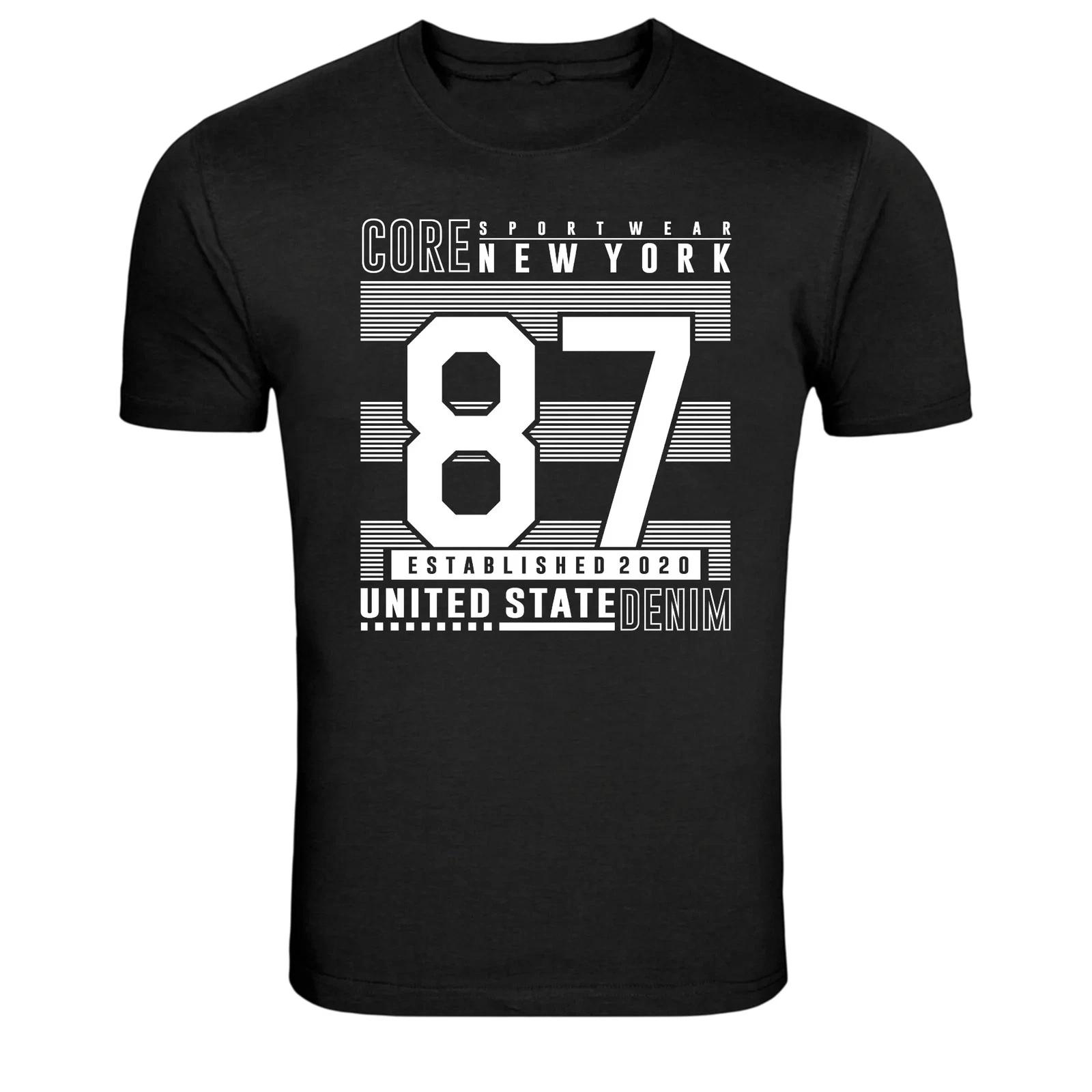 Core Sportwear New York 87 Established 2020 Urban Graphic T-Shirt XS
