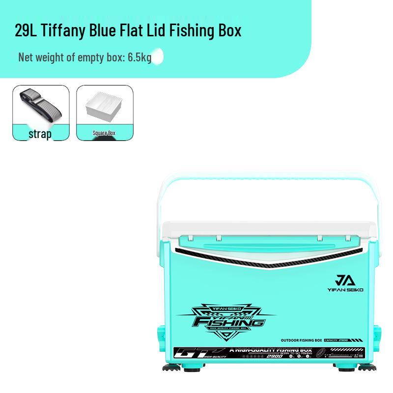 

Yifan Precision 29L Надміцний шестигранний поліуретановий рибальський ящик з підйомними чотирма ніжками та кутовими захистами