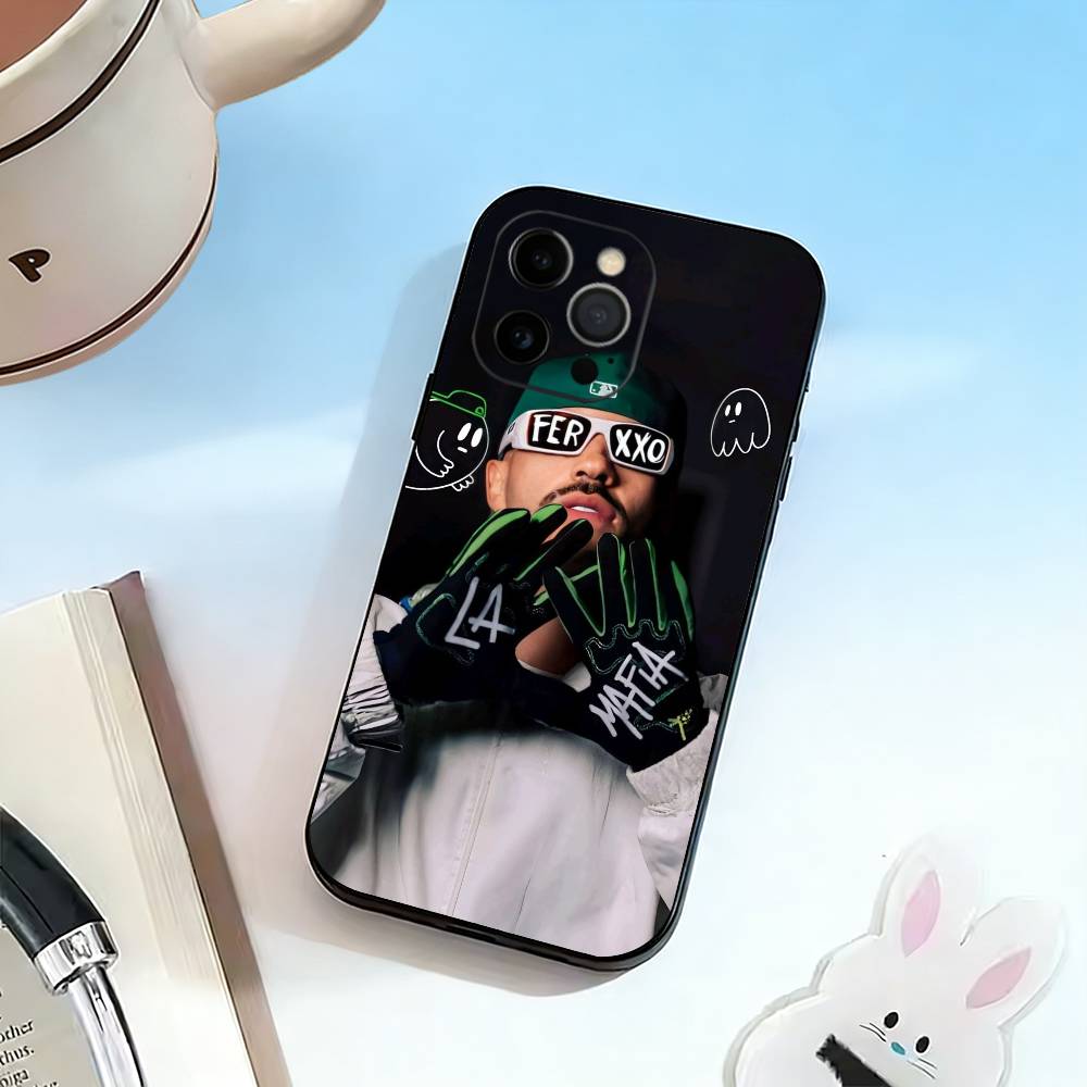 

Singer F-Ferxxo SIXDO Phone Case For iPhone 17,16,15,14,13,12,11 Plus,Pro Max,XS,Soft Silicone Black Cover iPhone16pro