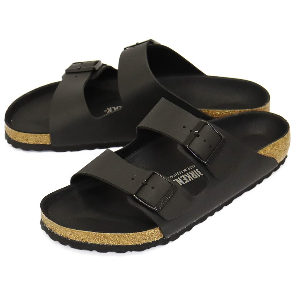 Birkenstock 1019098 Arizona Regular 42cm Sandals, Black, Width, (Approx. 27.0cm)
