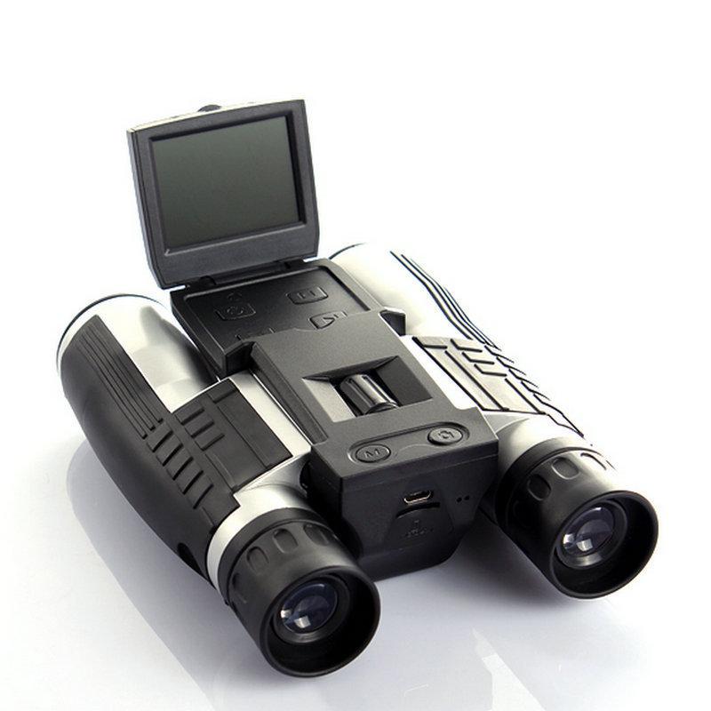 HD Night Vision Binoculars Camera with Screen for Bird Watching and Photography