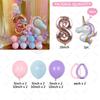 18Pcs Rainbow Unicorn Birthday Decoration Balloons Set Girl Pink Latex Balloon Birthday Supplies Baby Shower Air Globos