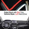 Car Inner Dashboard Cover For Peugeot 3008 5008 2017 - 2020 Auto Dash Mat Carpet Sun Shade Dashmat Rug Cushion 2018 2019