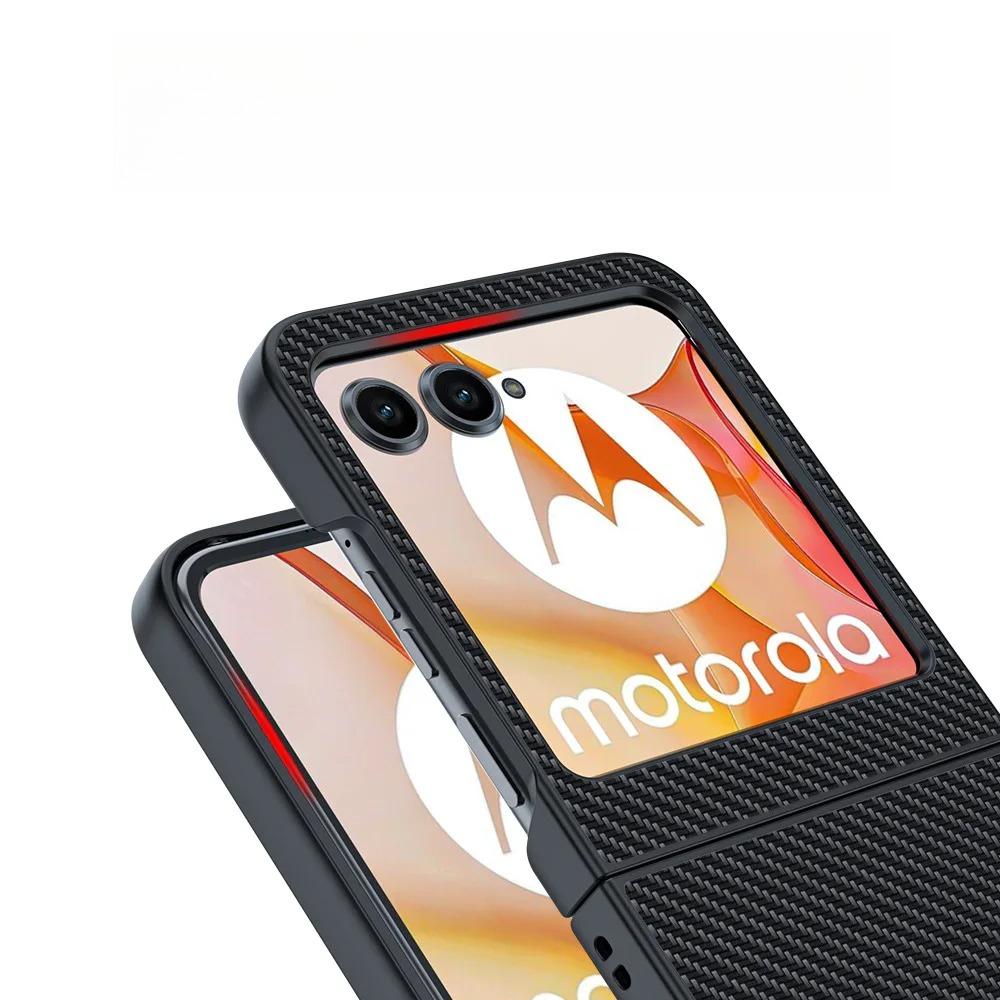 For Motorola Razr 60 Ultra / Razr 50 Case Luxury PU Leather Protection Cover for Motorola Moto Razr 50 Ultra Funda Capa