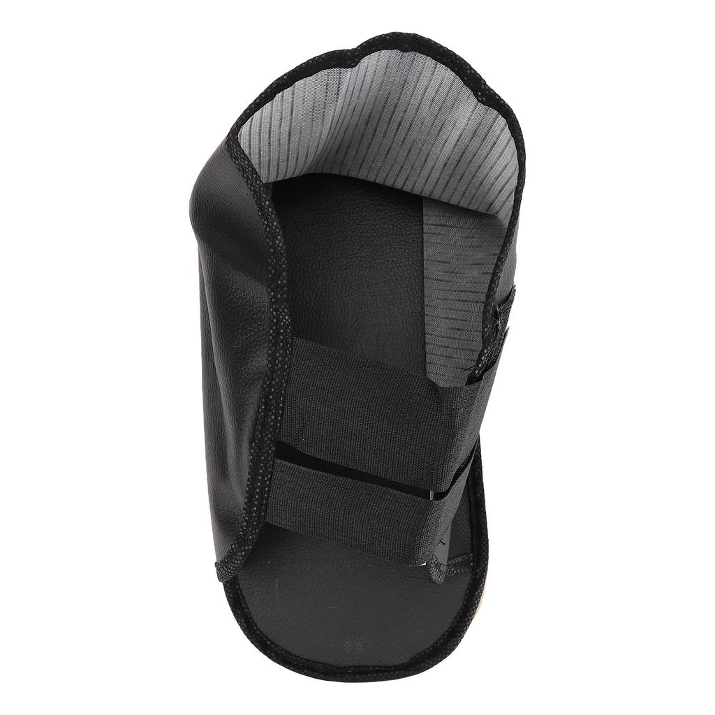 Cast Shoe Prevent Slip Shock Absorbing Adjustable Faux Leather Post Operative Shoe for Swollen Broken Foot Toe XL