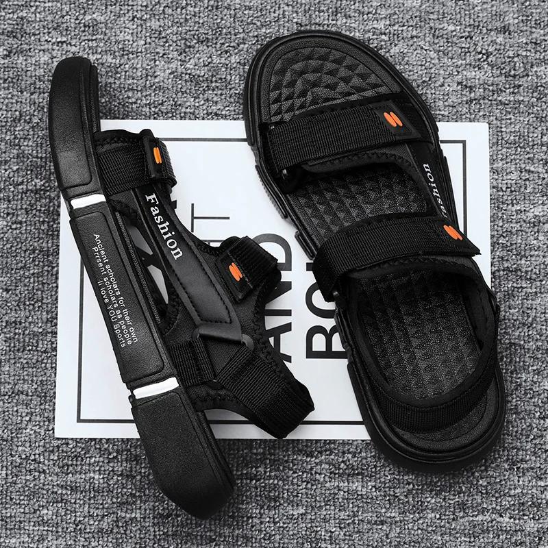 Fashion 2025 New Men's Summer Sandals Outdoor Non-Slip Mountaineering Hiking Shoes Men's Beach Slippers Casual Sports Shoes
