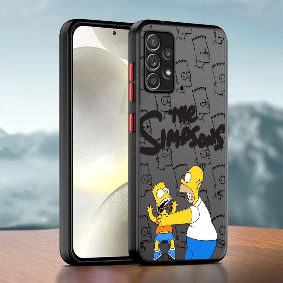 The Simpsons Family Phone case for Samsung Galaxy A21s A22 A71 A72 A73 A23 A25 A52s A53 A54 A55 A24 A31 A32 A33 A34 A51 A52