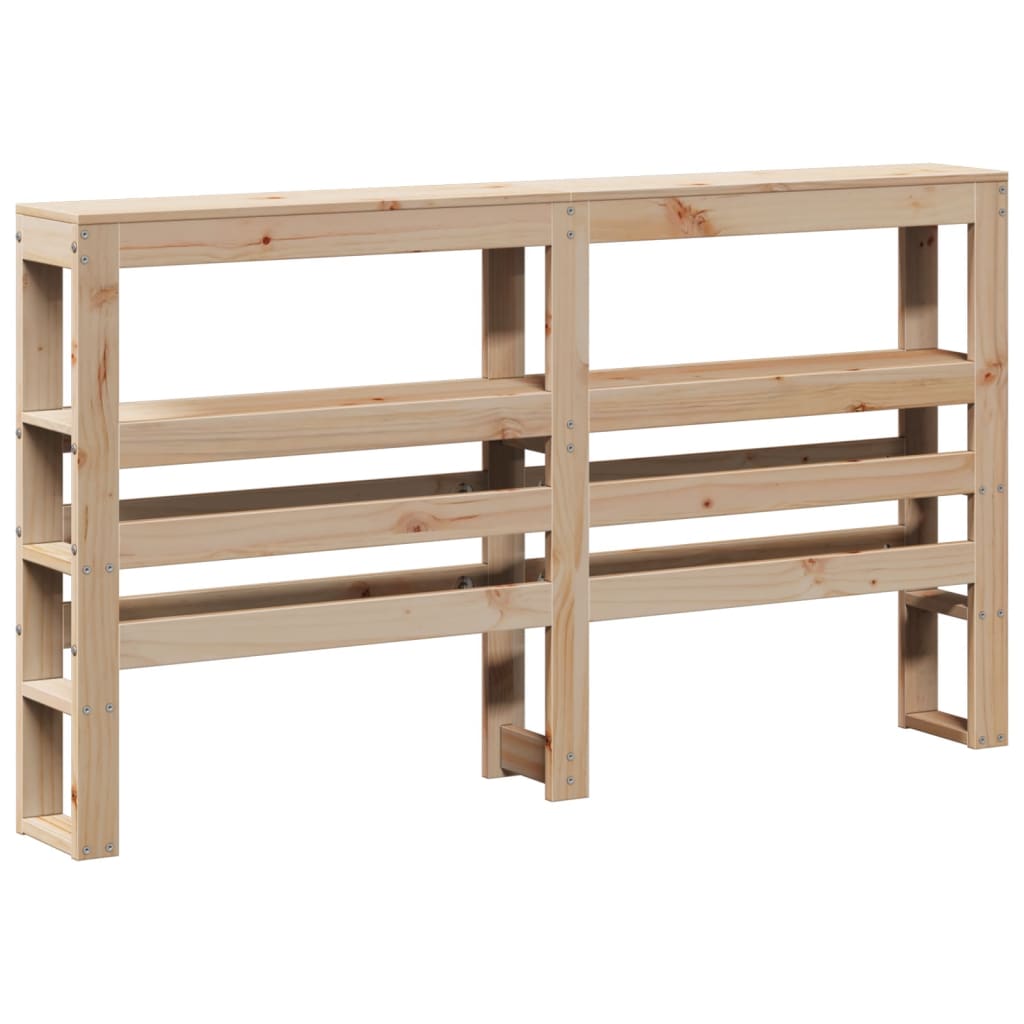 Vidaxl Bed Frame Without Mattress, 120X190 Cm, Solid Pine Wood