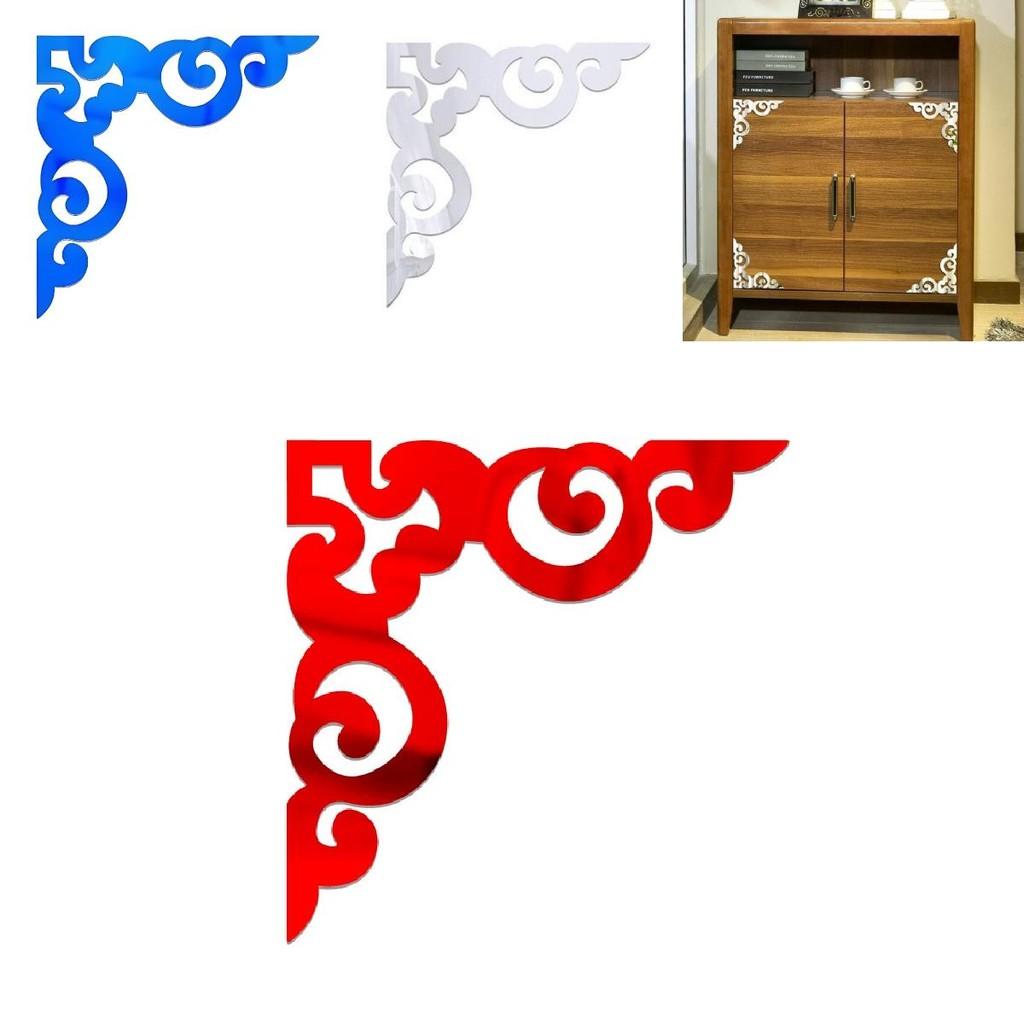 Modern Simple Acrylic Mirror Wall Decal For Bedroom And Living Room Decoration