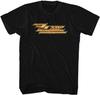 ZZ Top Ban Name Logo In Gold Herren T-Shirt Rockmusik Band Merch