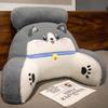 Winter Animal Plush Lumbar Support Bedhead Soft Backrest Pillow Removable and Washable Cartoon Large Backrest Pillow