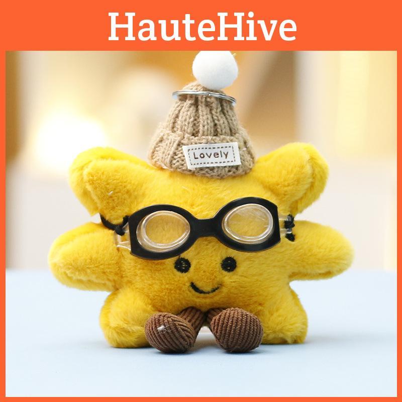 Sonnenblumen Plüschtier mit kurzem Samtpelz für Mädchen Jungen Rucksack Dekorationen Geschenk