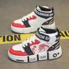 Cartoon animation couple animation joint high-top shoes casual white shoes couple student sports board shoes