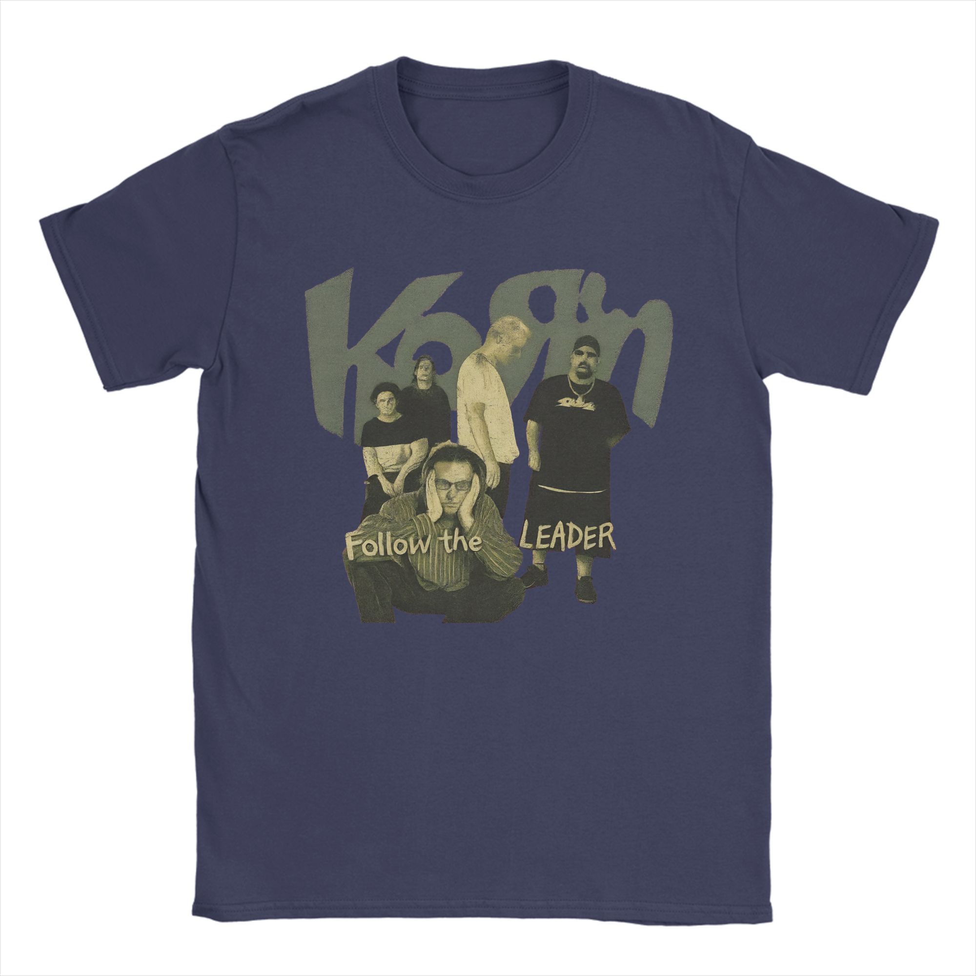

KORN Vintage Band T Shirts Unisexs 100 Cotton Casual TShirt O Neck Tees Short Sleeve Clothing Graphic 4XL
