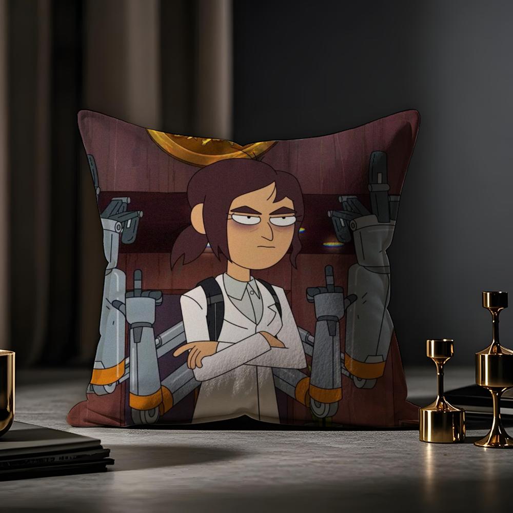 Inside Job Cushion Cover Anti-dustmite Pillowcase Invisible Zipper Silky Short Plush Sofa Cushion Cover 30X30cm