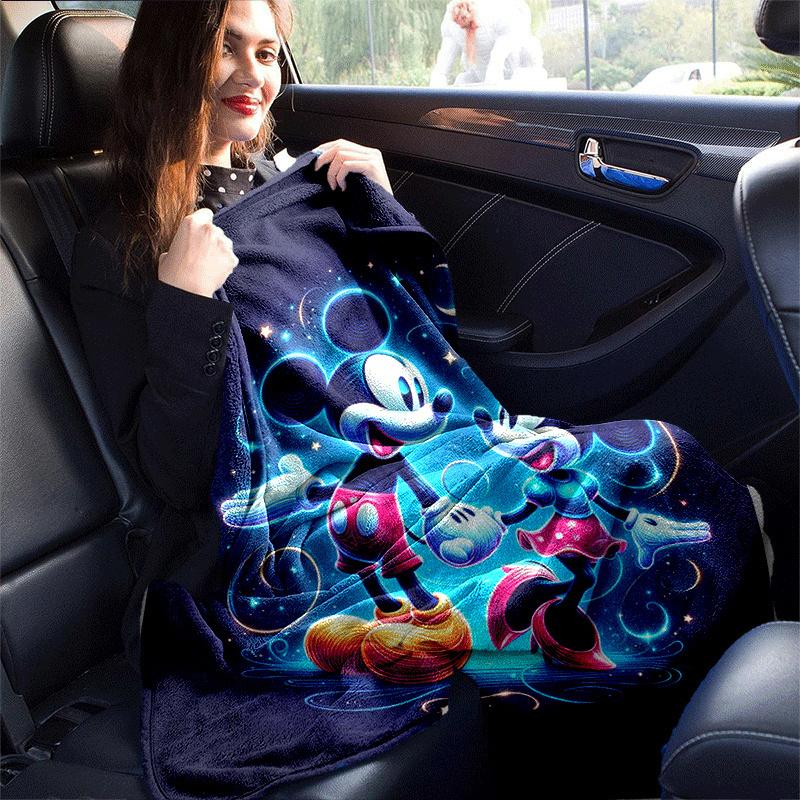 1pc Mickey Mouse Printing Blanket - Soft, All-Season Throw for Living Room, Bedroom,Travel