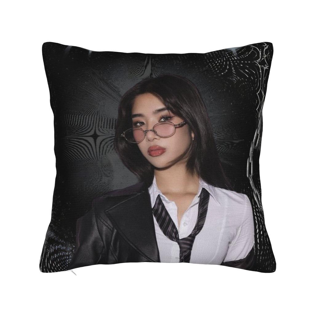 Daniela Katseyes Kpop Girl Group Pillowcase Printed Cushion Cover Gift Throw Pillow Case Cover Home Zipper