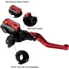Brake Clutch Master Cylinder Reservoir Levers, Clutch Lever Kit Motorcycle Brake Lever 7/8" Universal, Handle Clutch Lever Set Upper Pum