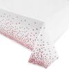 274*137cm Tablecloth Bronzing Black Dot Table Cover for Adult Happy Birthday Party Supplies Wedding Decorations Christmas Decor