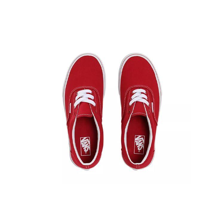 Vans Era Canvas Low Top Skate Shoes Kids Sneaker Red VN0A4UHX0JS